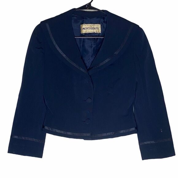 Edith Small Vintage Navy Sailor Blazer - Picture 1 of 6